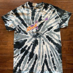 Rockstar Cheer Black Tie Dye T-Shirt